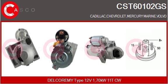 Casco CST60102GS - Стартер vvparts.bg