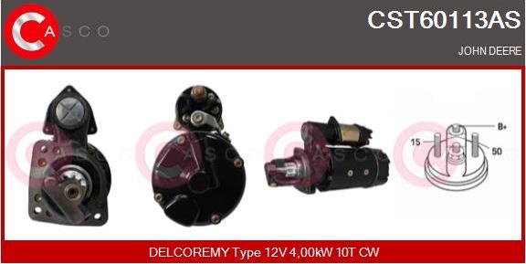 Casco CST60113AS - Стартер vvparts.bg