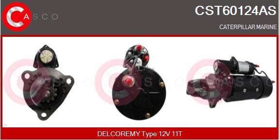 Casco CST60124AS - Стартер vvparts.bg