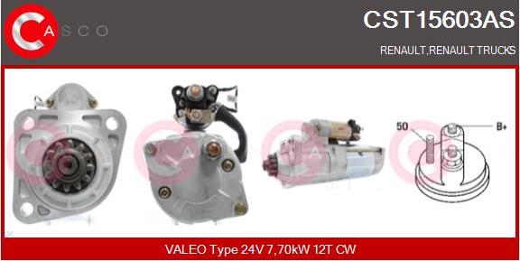 Casco CST15603AS - Стартер vvparts.bg