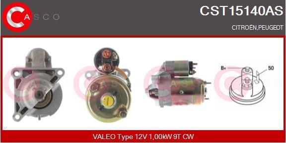 Casco CST15140AS - Стартер vvparts.bg
