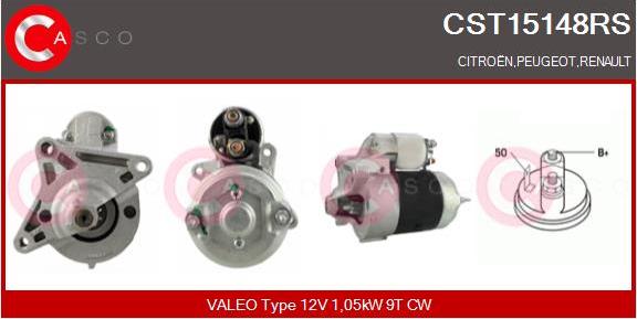 Casco CST15148RS - Стартер vvparts.bg