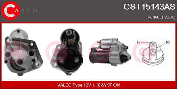 Casco CST15143AS - Стартер vvparts.bg