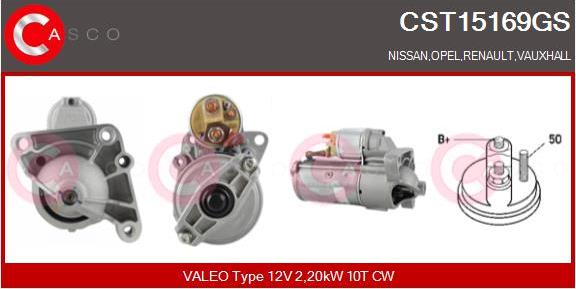 Casco CST15169GS - Стартер vvparts.bg