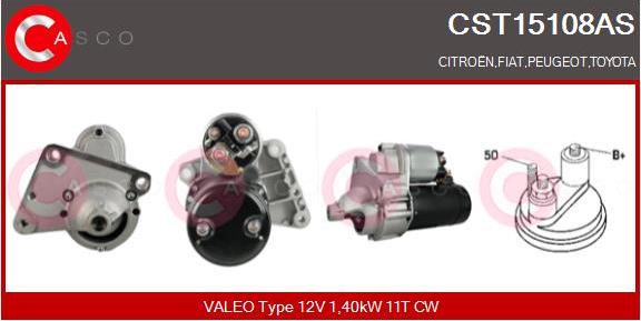 Casco CST15108AS - Стартер vvparts.bg
