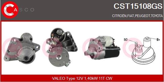 Casco CST15108GS - Стартер vvparts.bg