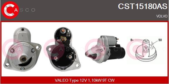 Casco CST15180AS - Стартер vvparts.bg