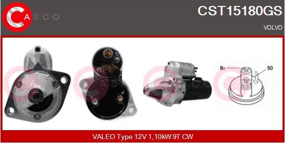 Casco CST15180GS - Стартер vvparts.bg