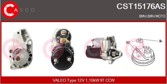 Casco CST15176AS - Стартер vvparts.bg