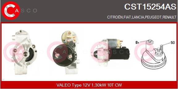 Casco CST15254AS - Стартер vvparts.bg