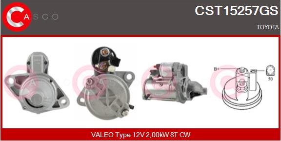 Casco CST15257GS - Стартер vvparts.bg