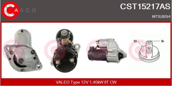 Casco CST15217AS - Стартер vvparts.bg