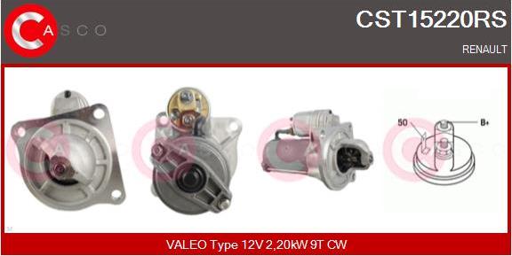 Casco CST15220RS - Стартер vvparts.bg