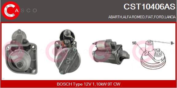 Casco CST10406AS - Стартер vvparts.bg