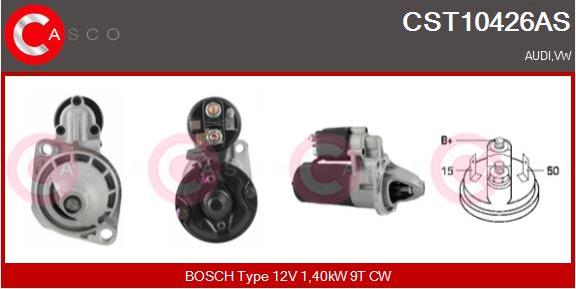 Casco CST10426AS - Стартер vvparts.bg