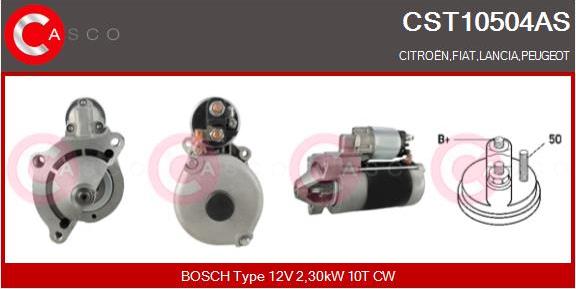 Casco CST10504AS - Стартер vvparts.bg