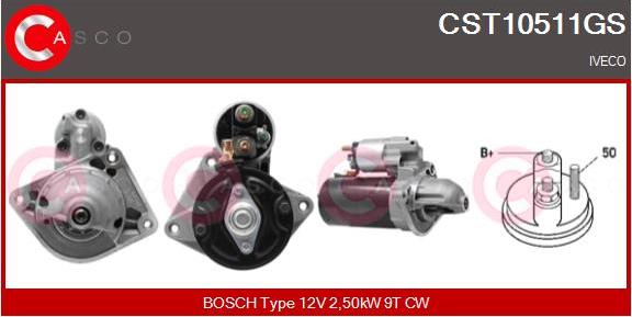 Casco CST10511GS - Стартер vvparts.bg