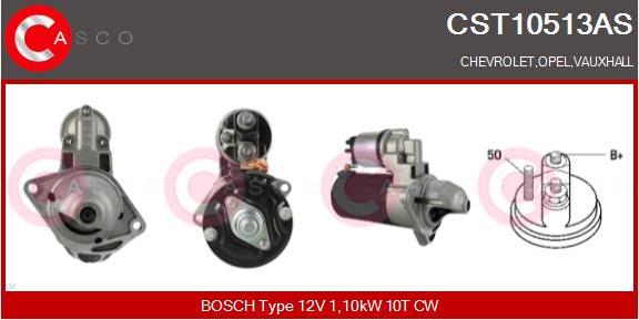 Casco CST10513AS - Стартер vvparts.bg