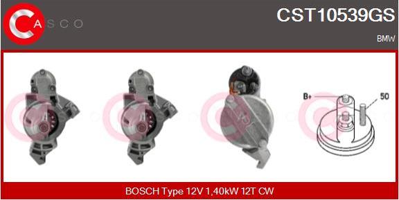 Casco CST10539GS - Стартер vvparts.bg