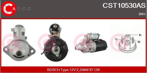 Casco CST10530AS - Стартер vvparts.bg