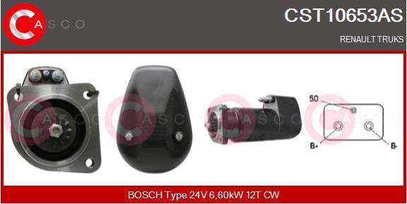 Casco CST10653AS - Стартер vvparts.bg