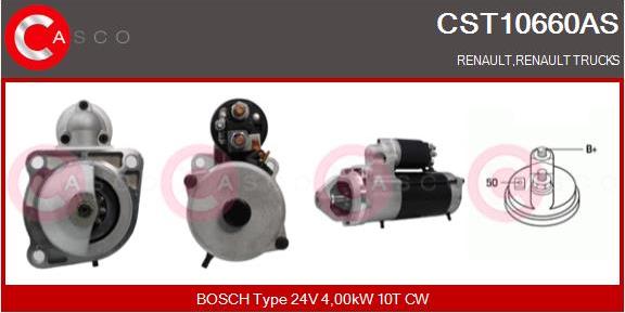 Casco CST10660AS - Стартер vvparts.bg