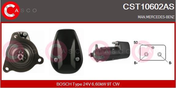 Casco CST10602AS - Стартер vvparts.bg