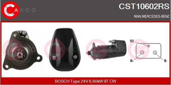 Casco CST10602RS - Стартер vvparts.bg