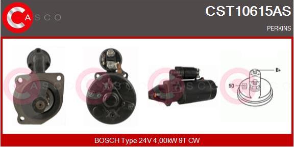 Casco CST10615AS - Стартер vvparts.bg