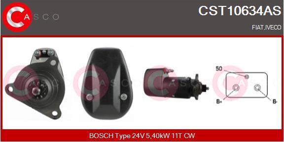 Casco CST10634AS - Стартер vvparts.bg