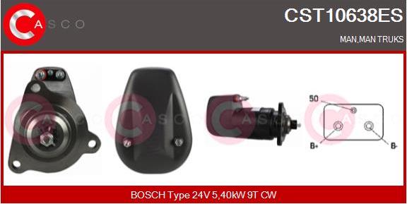 Casco CST10638ES - Стартер vvparts.bg
