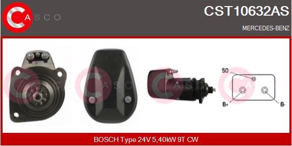 Casco CST10632AS - Стартер vvparts.bg