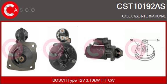 Casco CST10192AS - Стартер vvparts.bg