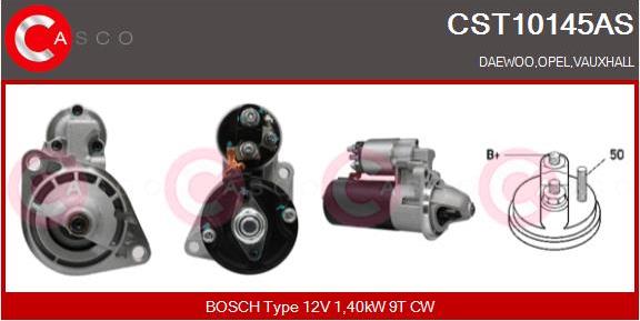 Casco CST10145AS - Стартер vvparts.bg