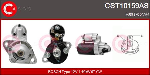 Casco CST10159AS - Стартер vvparts.bg