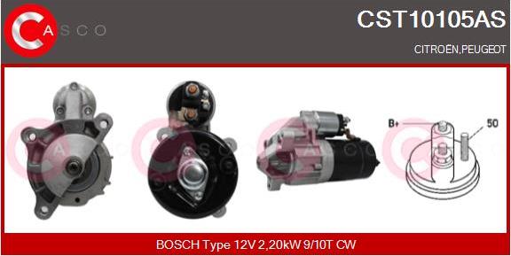 Casco CST10105AS - Стартер vvparts.bg