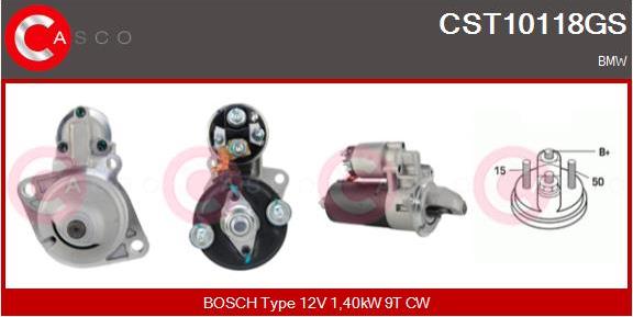 Casco CST10118GS - Стартер vvparts.bg