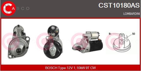 Casco CST10180AS - Стартер vvparts.bg