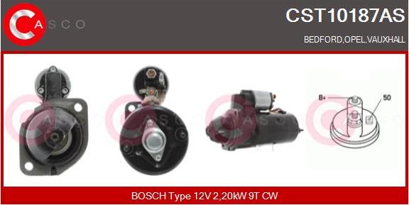 Casco CST10187AS - Стартер vvparts.bg