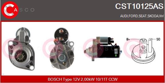 Casco CST10125AS - Стартер vvparts.bg