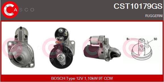 Casco CST10179GS - Стартер vvparts.bg