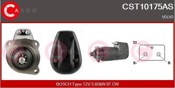 Casco CST10175AS - Стартер vvparts.bg