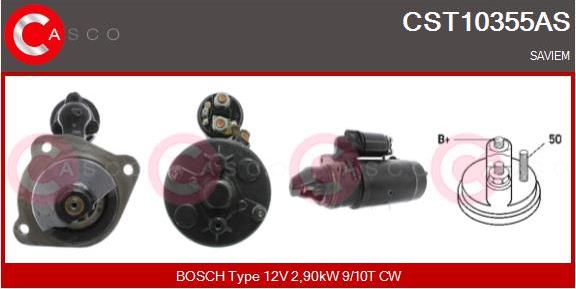 Casco CST10355AS - Стартер vvparts.bg