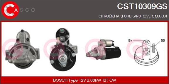 Casco CST10309GS - Стартер vvparts.bg