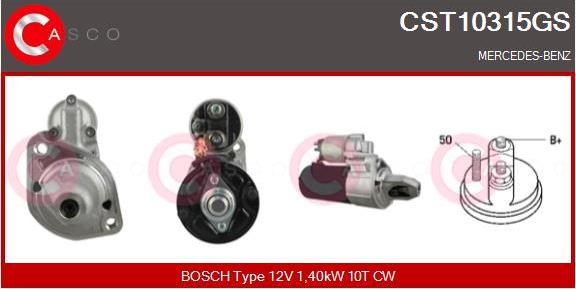 Casco CST10315GS - Стартер vvparts.bg