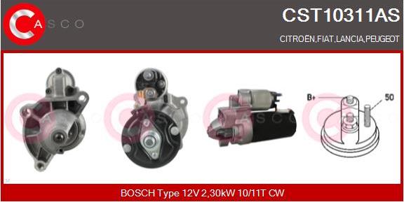 Casco CST10311AS - Стартер vvparts.bg