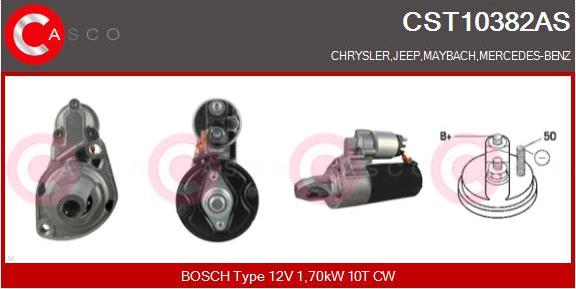 Casco CST10382AS - Стартер vvparts.bg