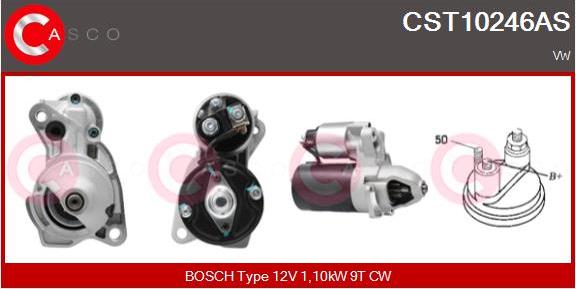 Casco CST10246AS - Стартер vvparts.bg