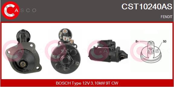 Casco CST10240AS - Стартер vvparts.bg