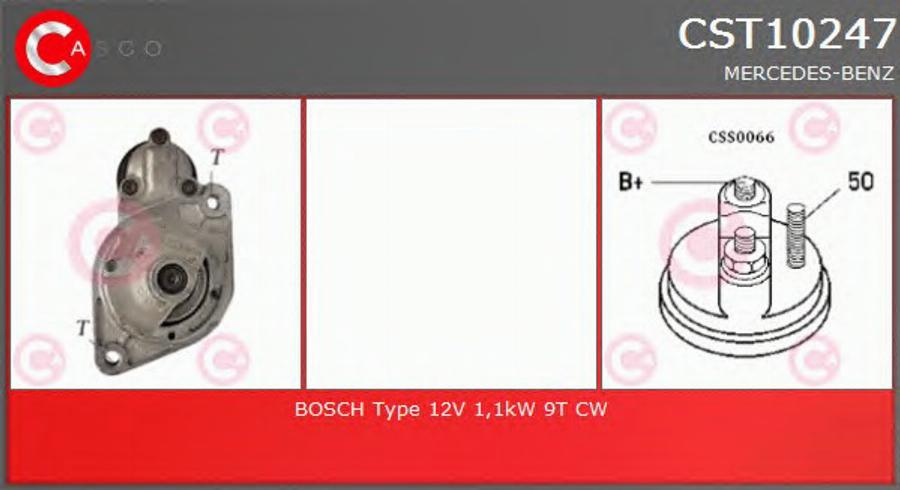 Casco CST10247 - Стартер vvparts.bg